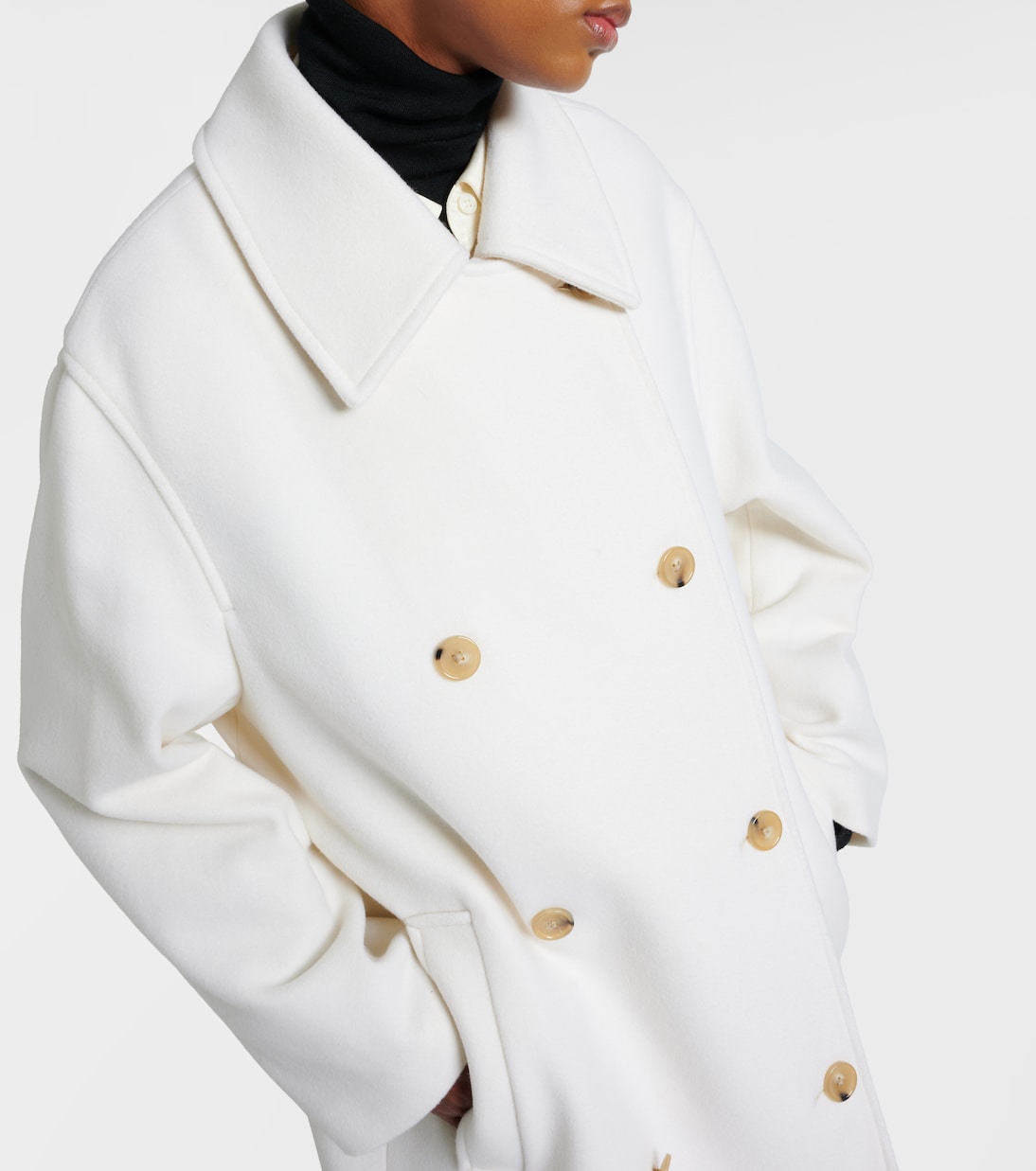 Mantel aus einem Wollgemisch | Toteme