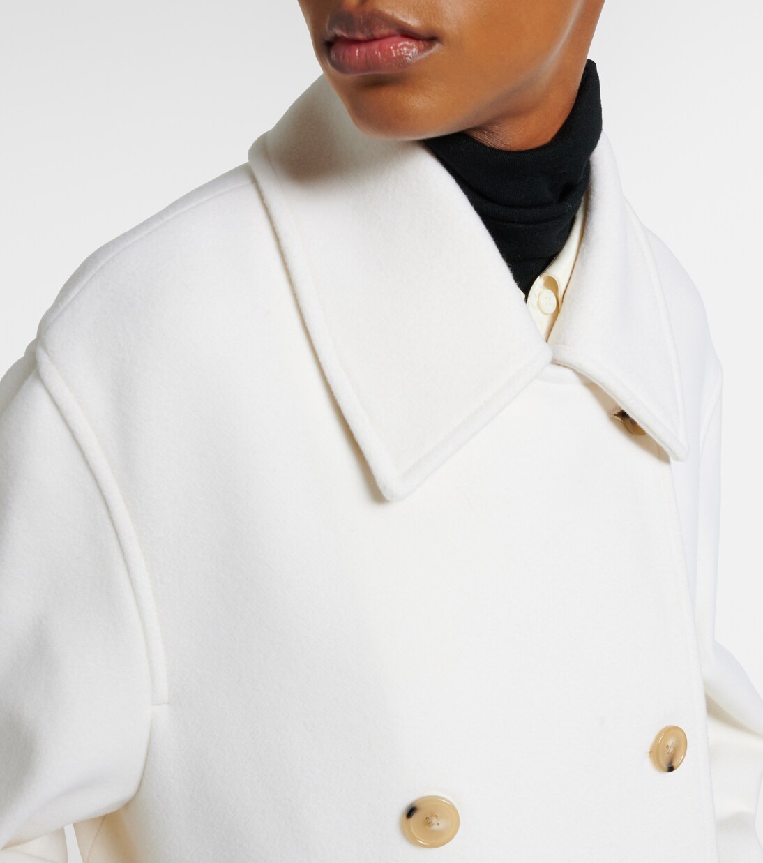 Mantel aus einem Wollgemisch | Toteme