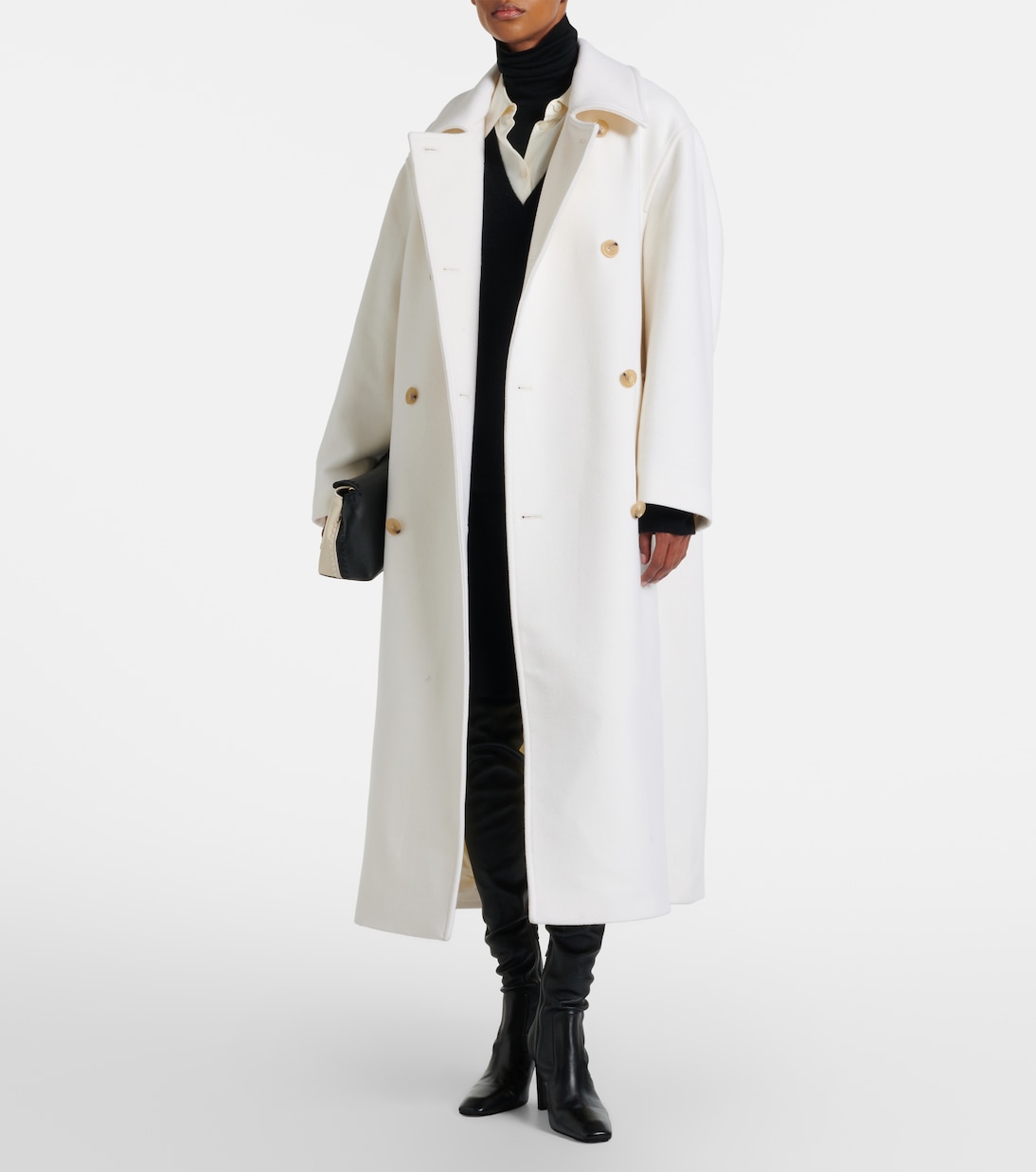 Mantel aus einem Wollgemisch | Toteme