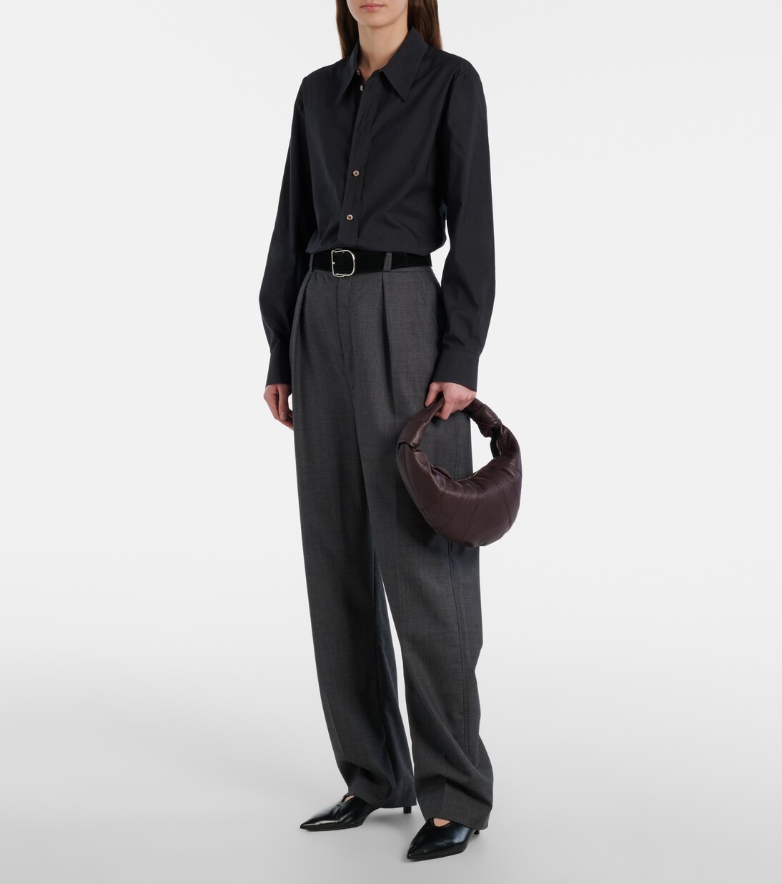 Fortune Croissant Mini leather bag | Lemaire