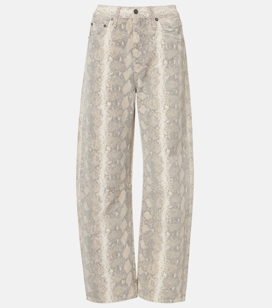 Miro snake-print barrel-leg jeans | Citizens of Humanity