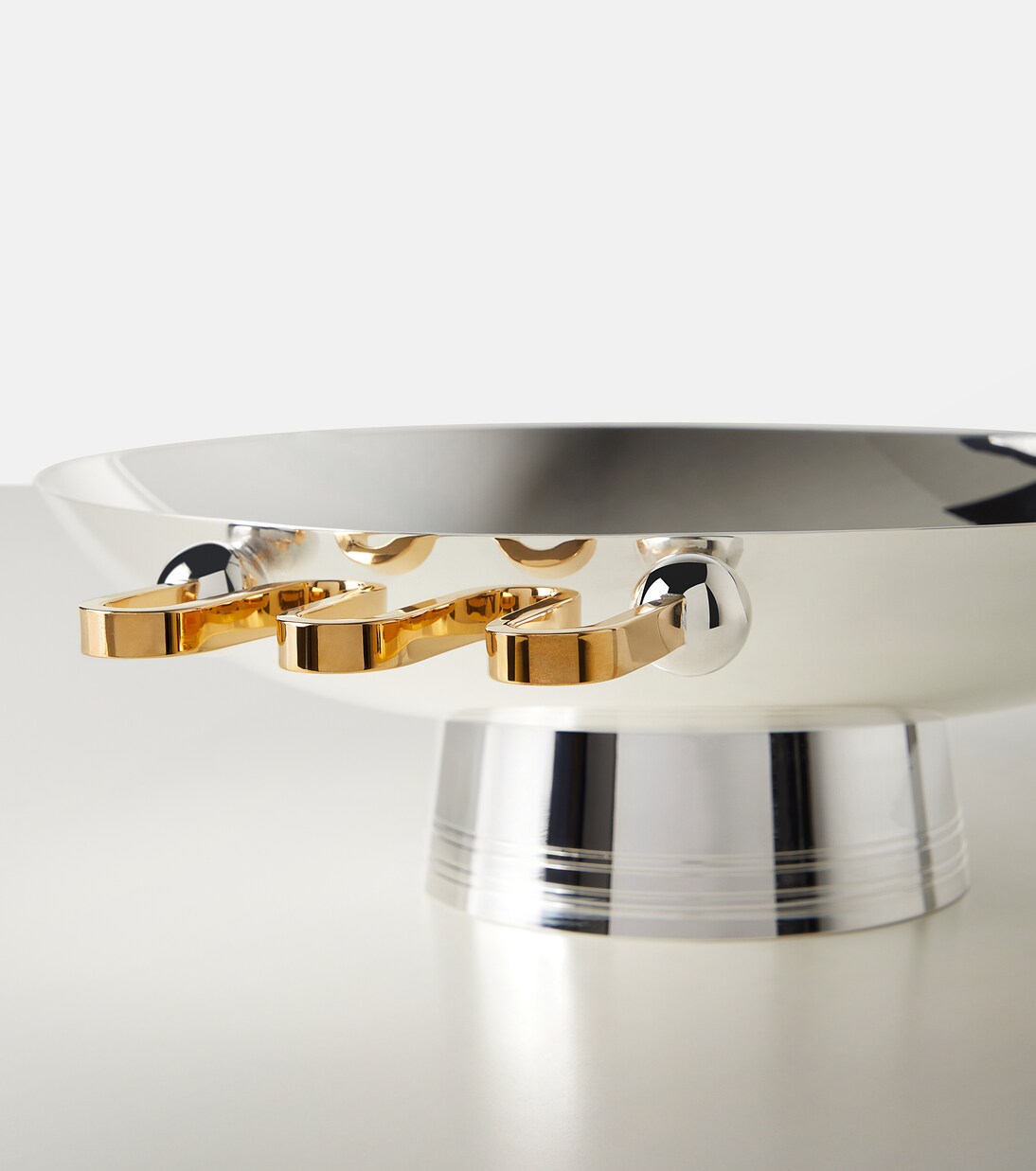 Fjerdingstad silver-plated centerpiece by Christian Fjerdingstad | Christofle