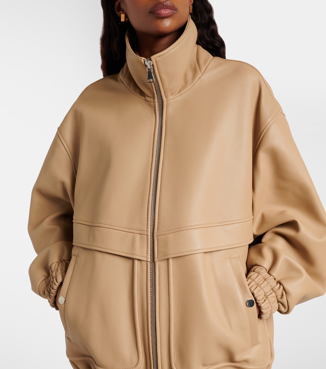 Chaqueta bomber Beck de piel | Nour Hammour