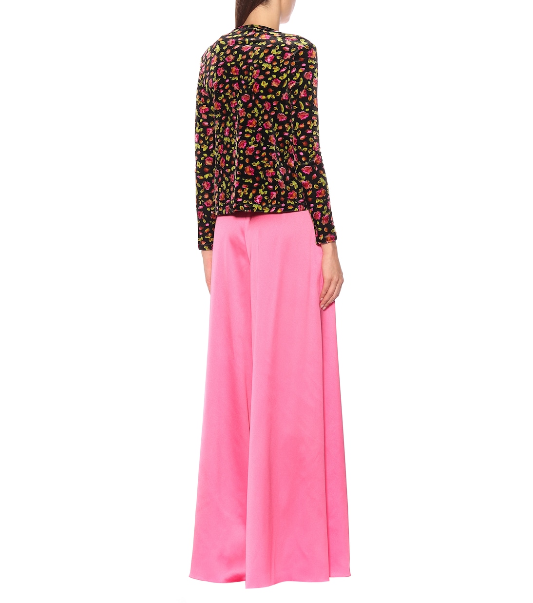 Top imprimé en velours | Balenciaga