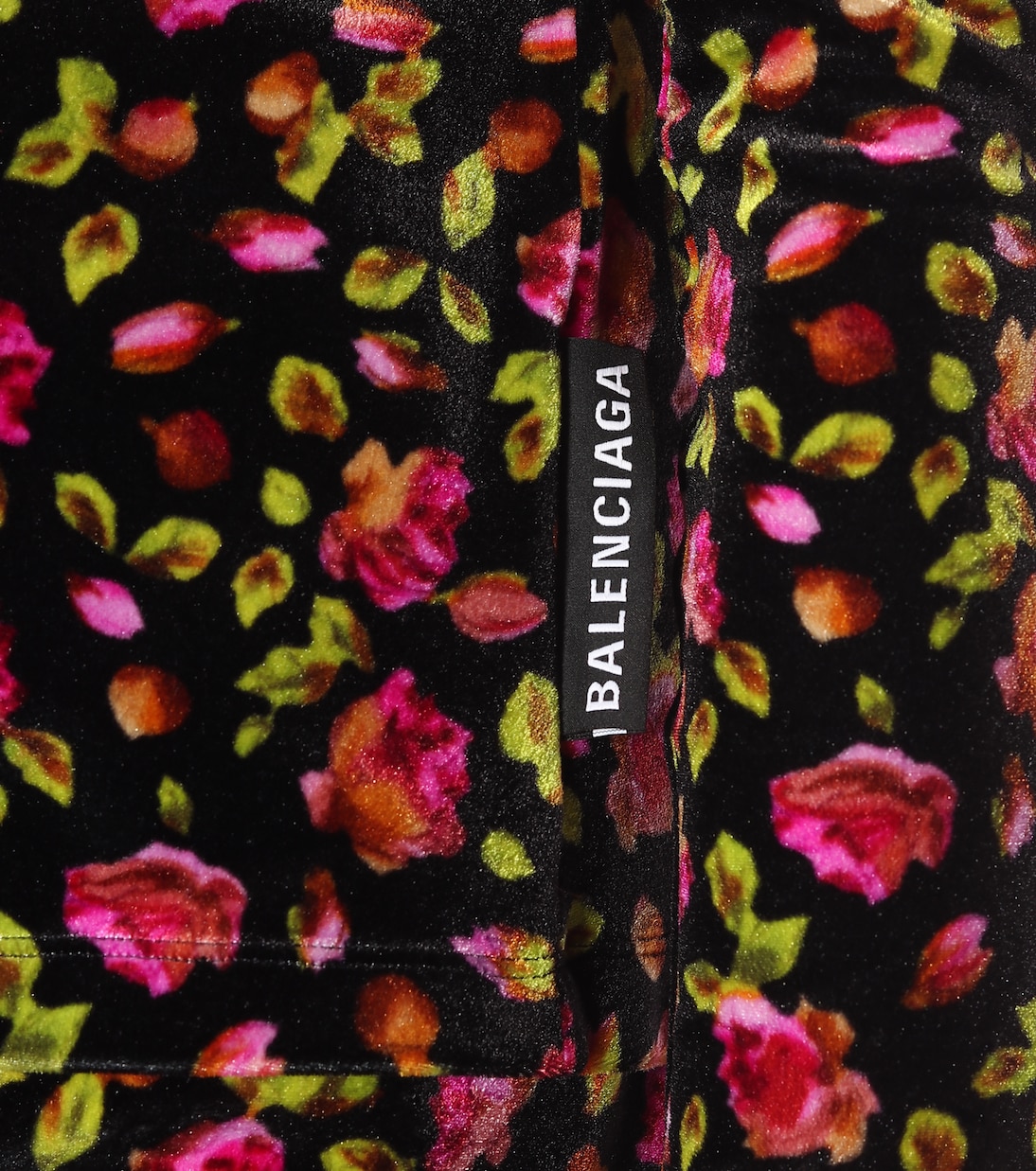 Top imprimé en velours | Balenciaga