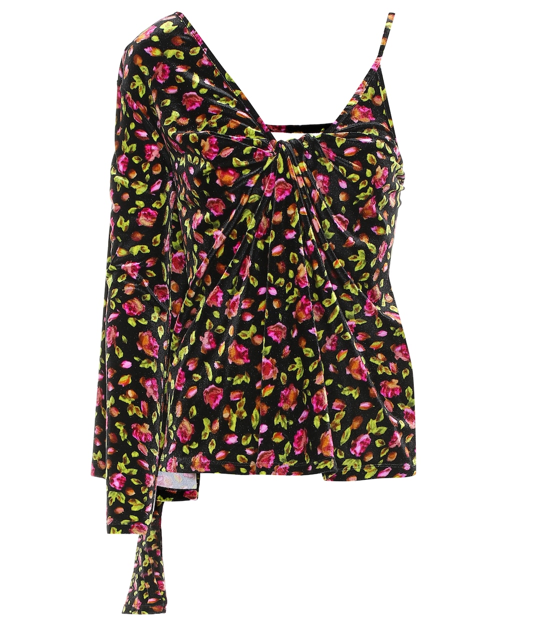 Top imprimé en velours | Balenciaga