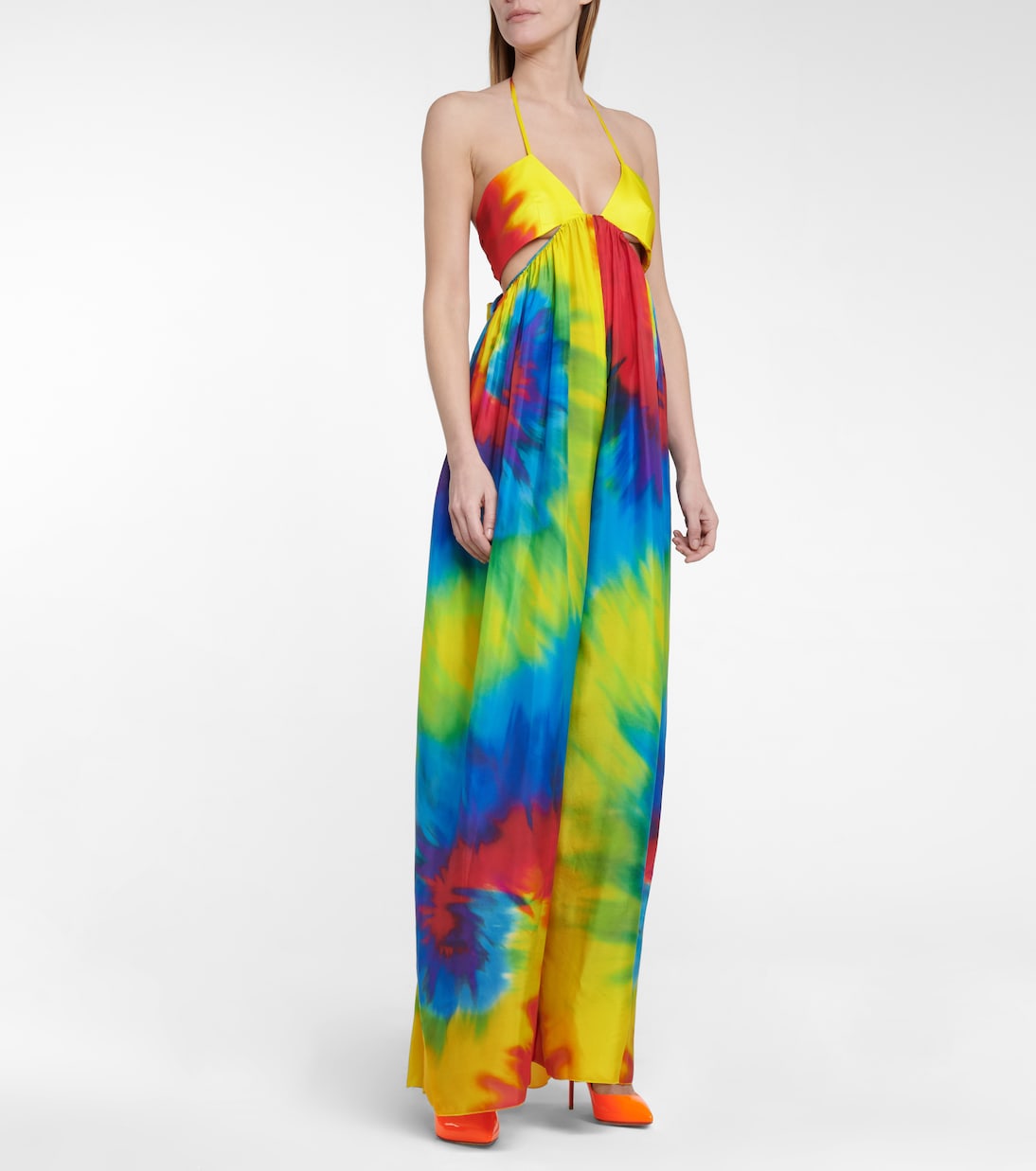 Mono de seda tie-dye | Alexandre Vauthier