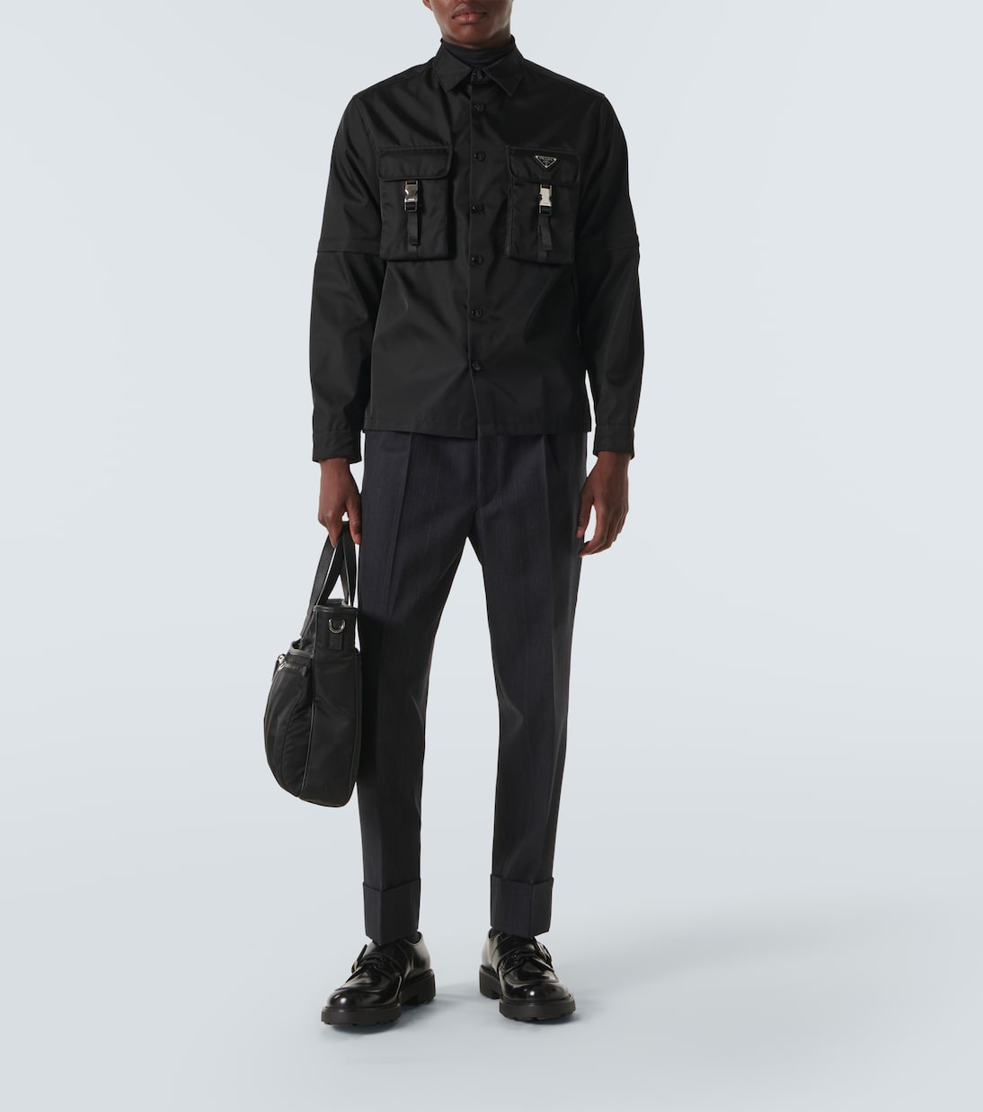 Hemdjacke aus Re-Nylon | Prada