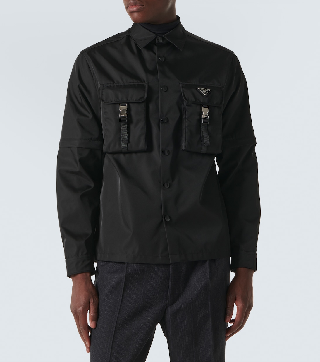 Hemdjacke aus Re-Nylon | Prada