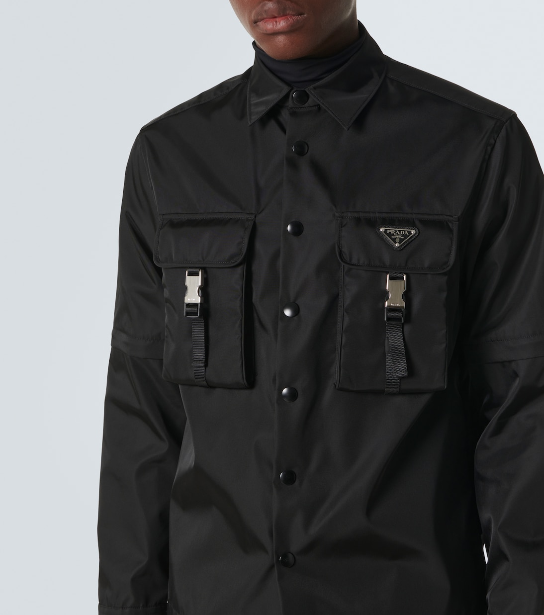 Hemdjacke aus Re-Nylon | Prada