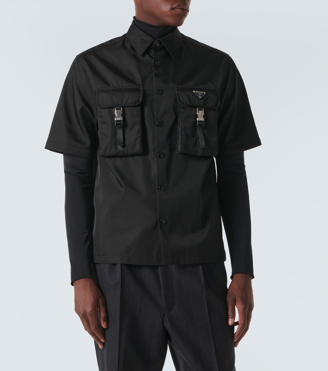 Hemdjacke aus Re-Nylon | Prada