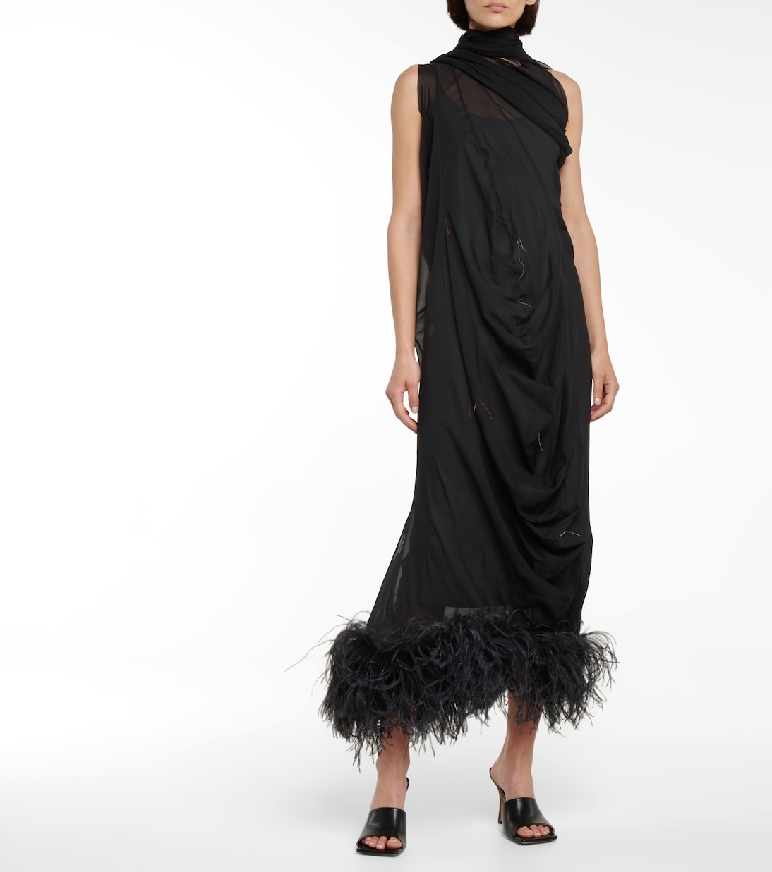 Robe aus einem Seidengemisch | Maison Margiela