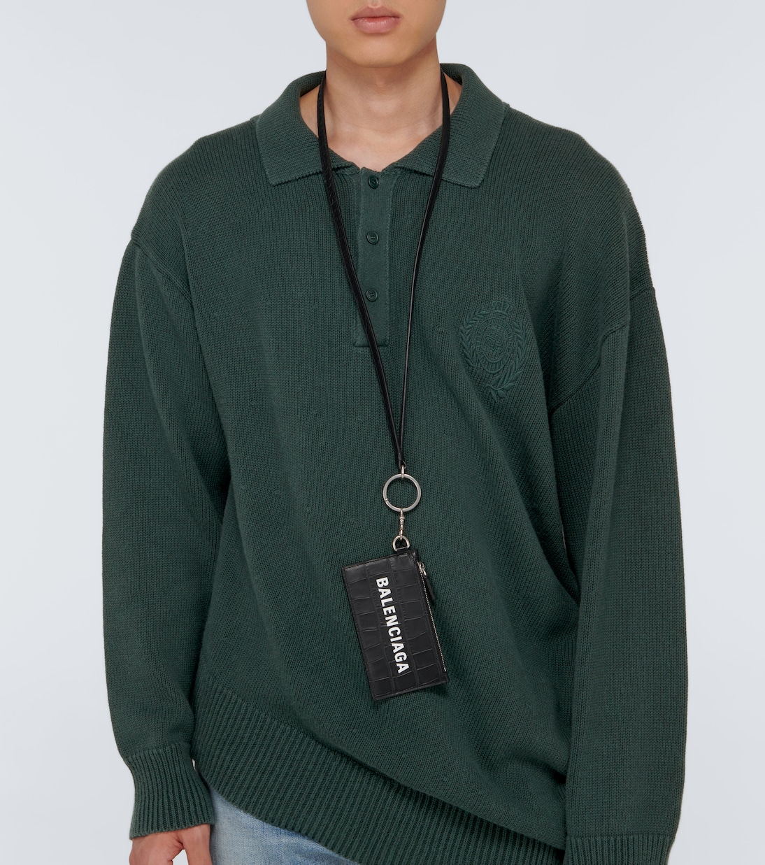 Cash card case on keyring | Balenciaga