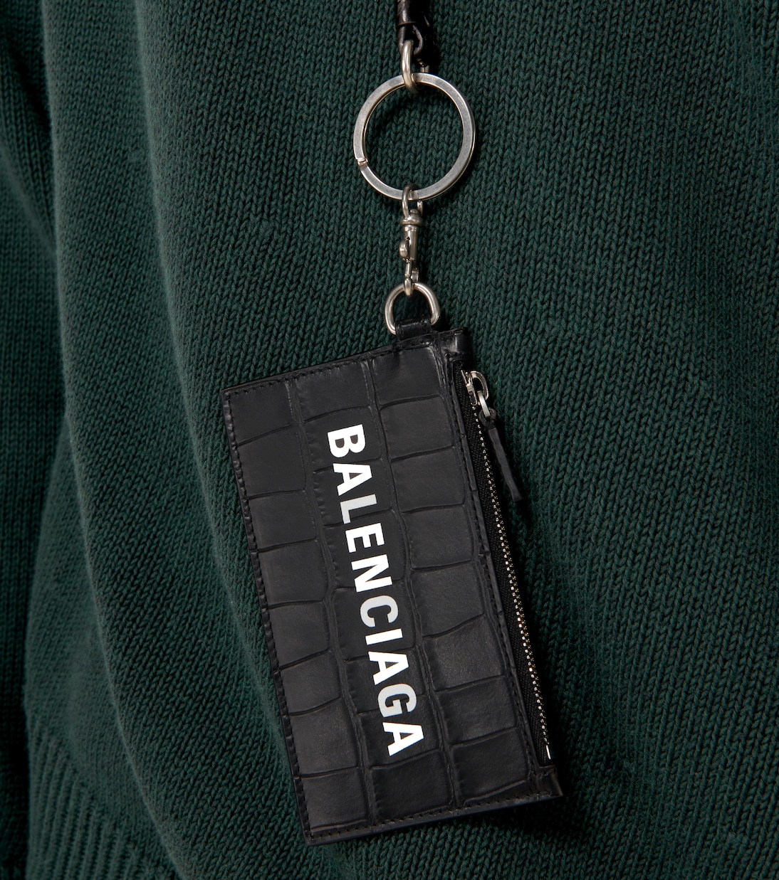 Cash card case on keyring | Balenciaga