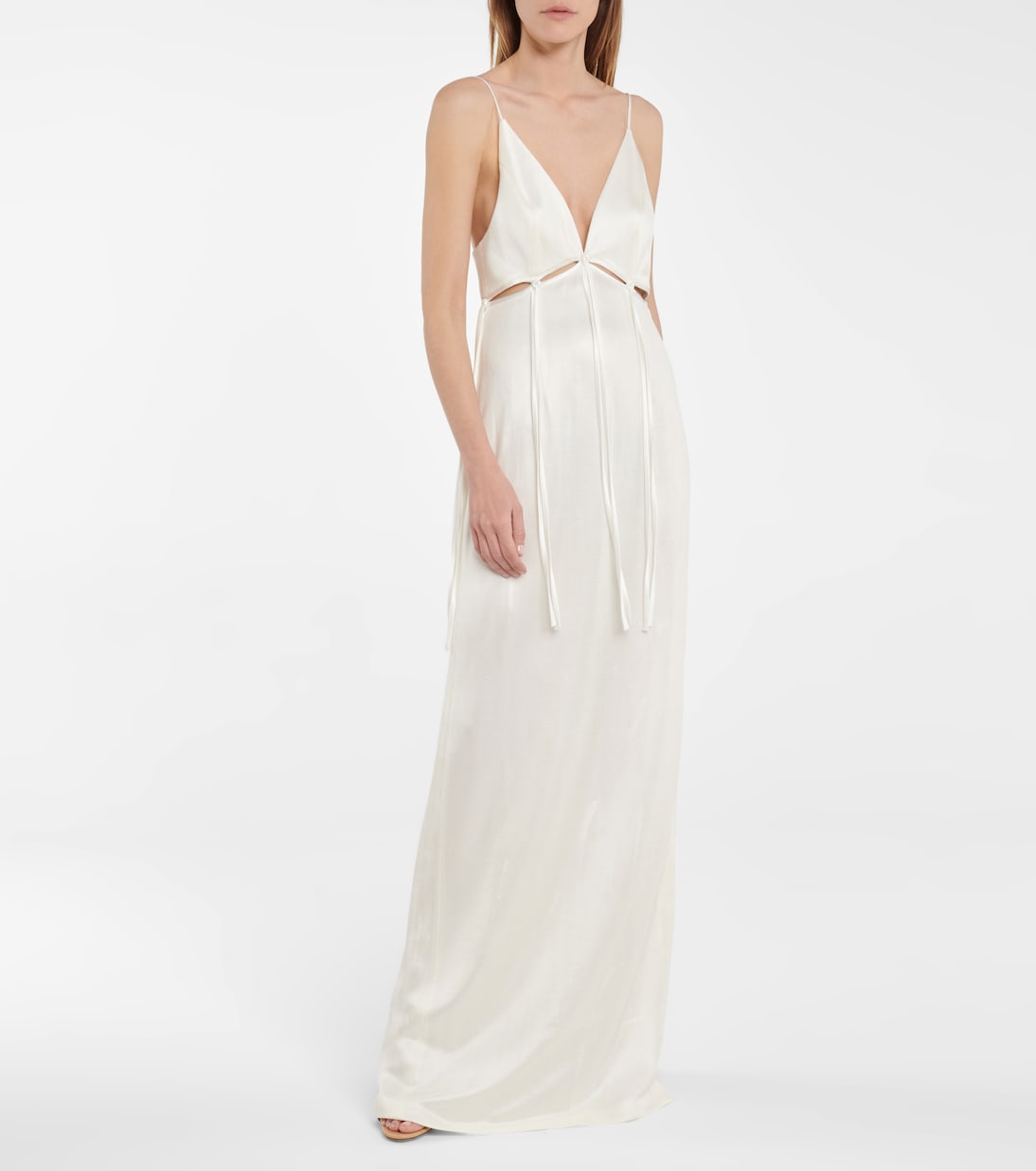 Bridal Ellipse stretch-jersey gown | Galvan