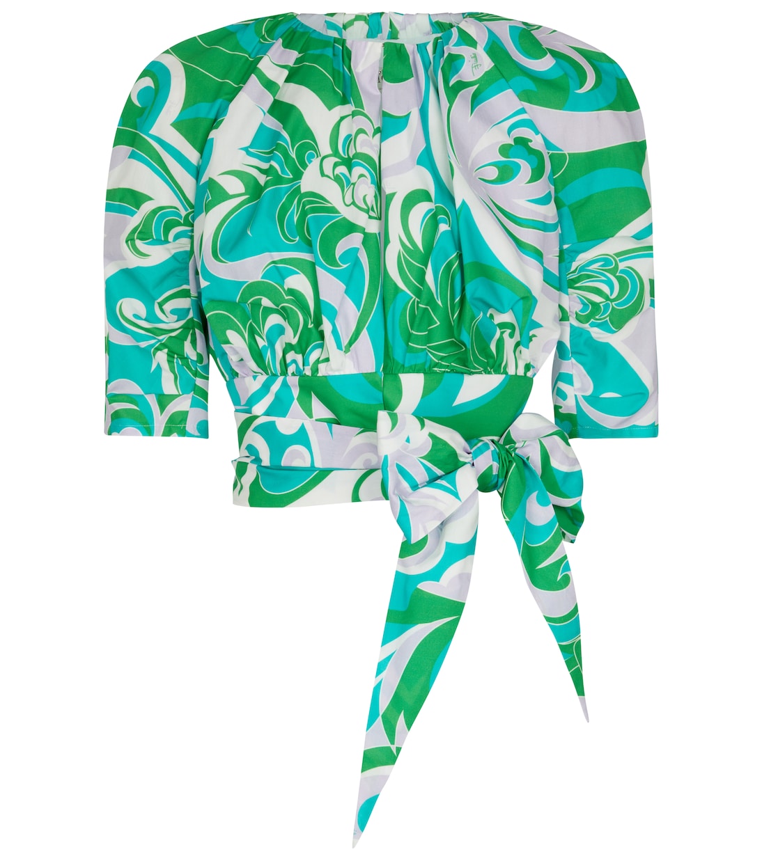 Bedrucktes Cropped-Top | Emilio Pucci Beach