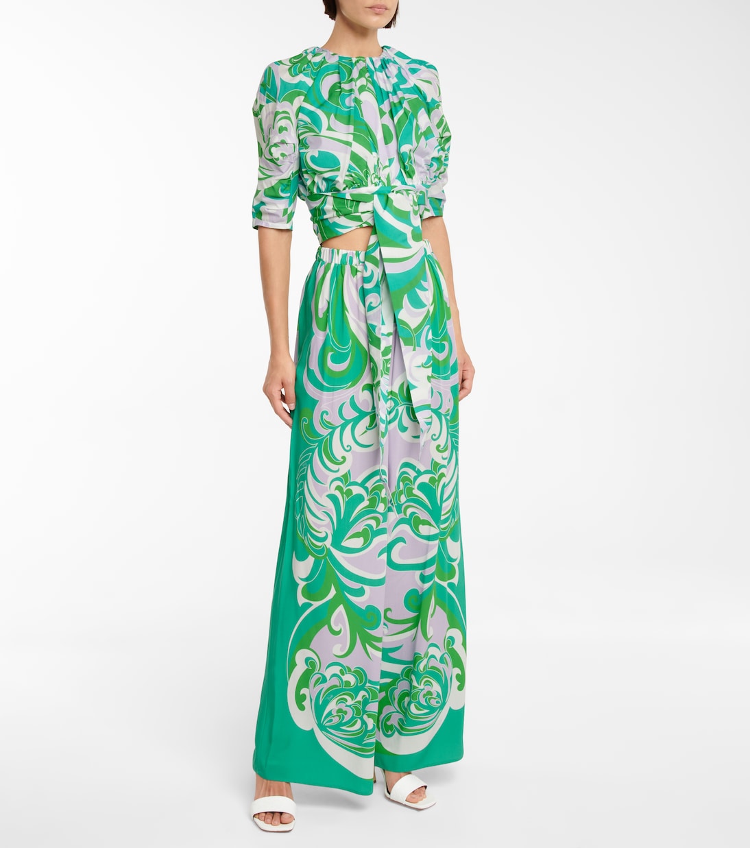 Bedrucktes Cropped-Top | Emilio Pucci Beach