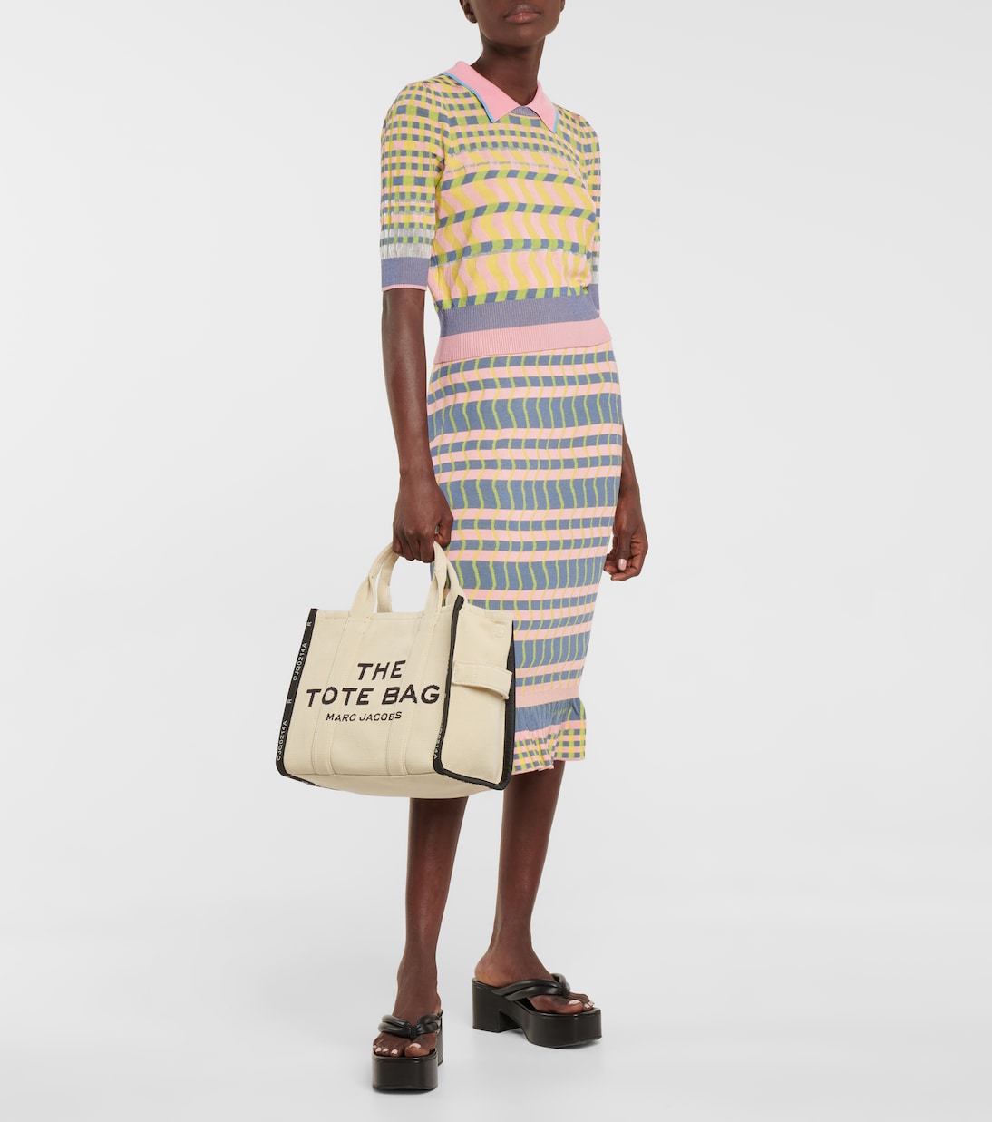 Borsa The Medium in canvas jacquard | Marc Jacobs