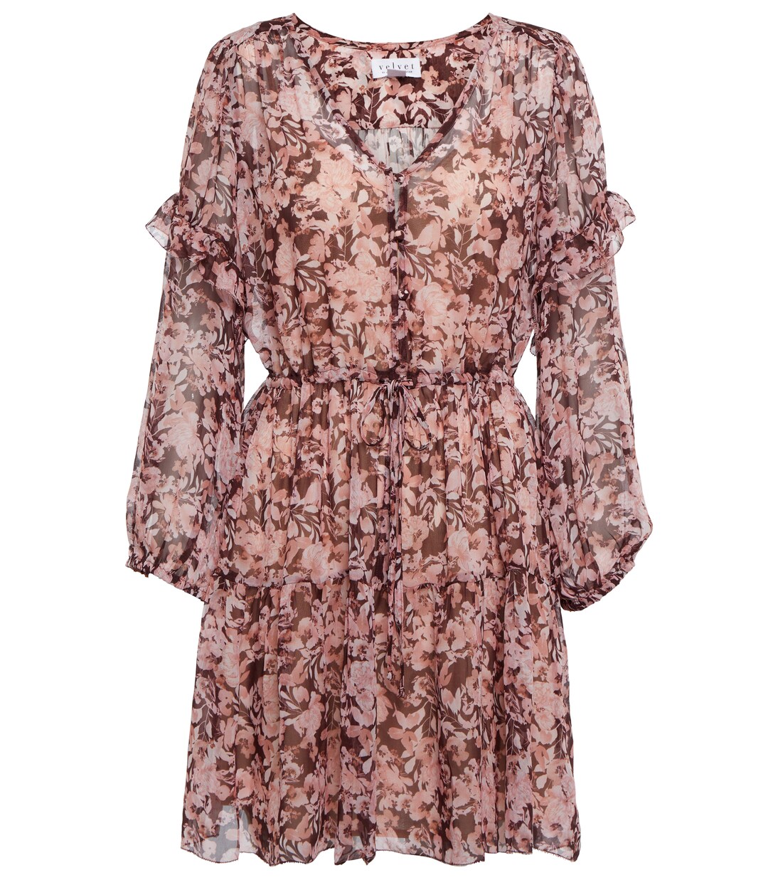 Selina floral minidress | Velvet