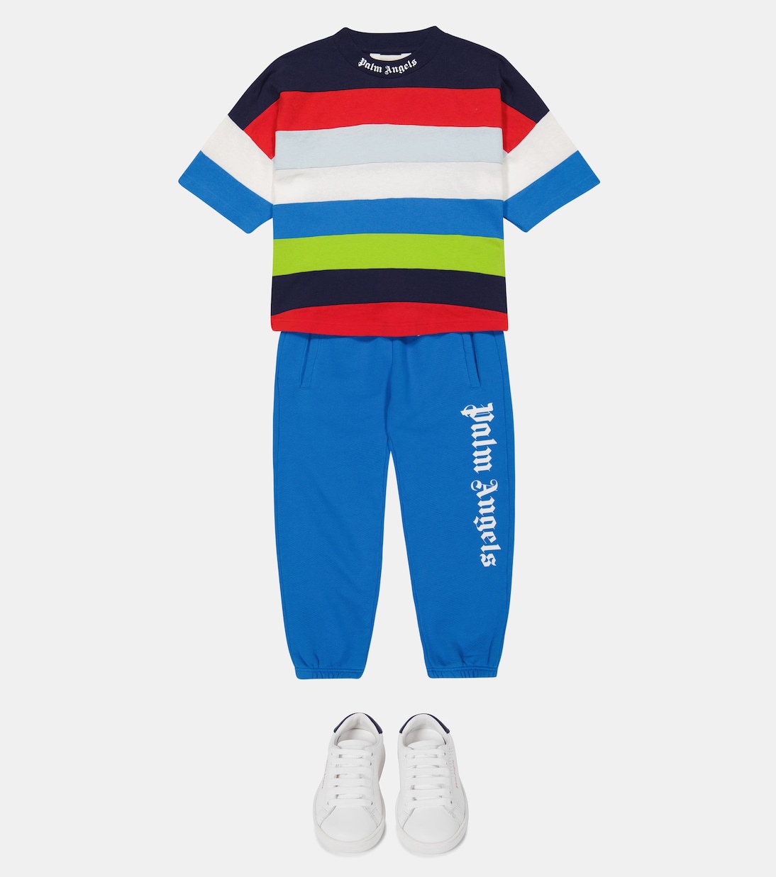 Logo cotton sweatpants | Palm Angels Kids