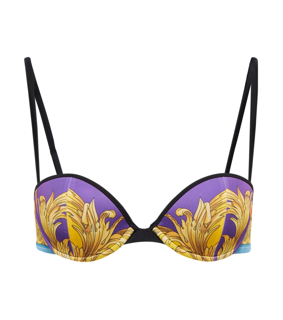 Top de bikini balconette estampado | Versace