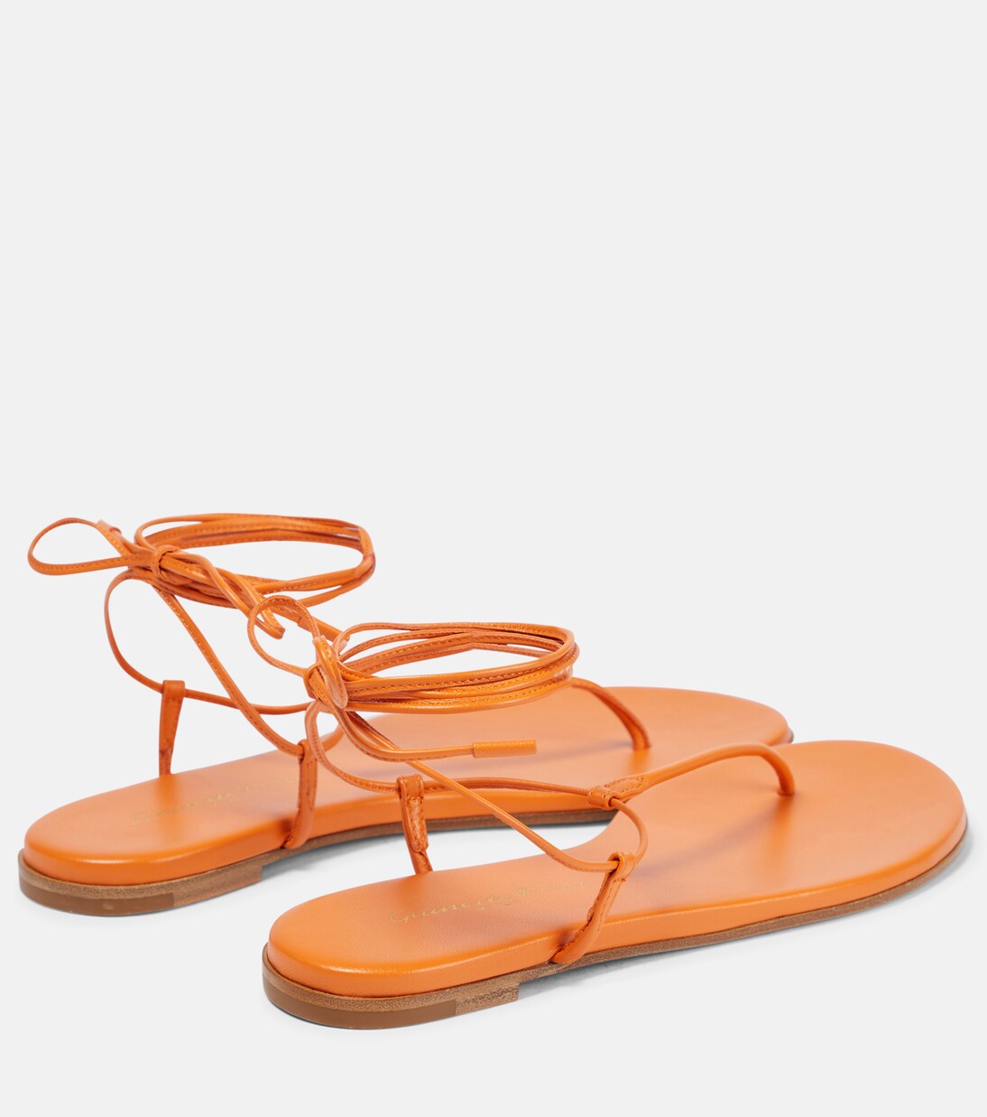 Gwyneth leather thong sandals | Gianvito Rossi
