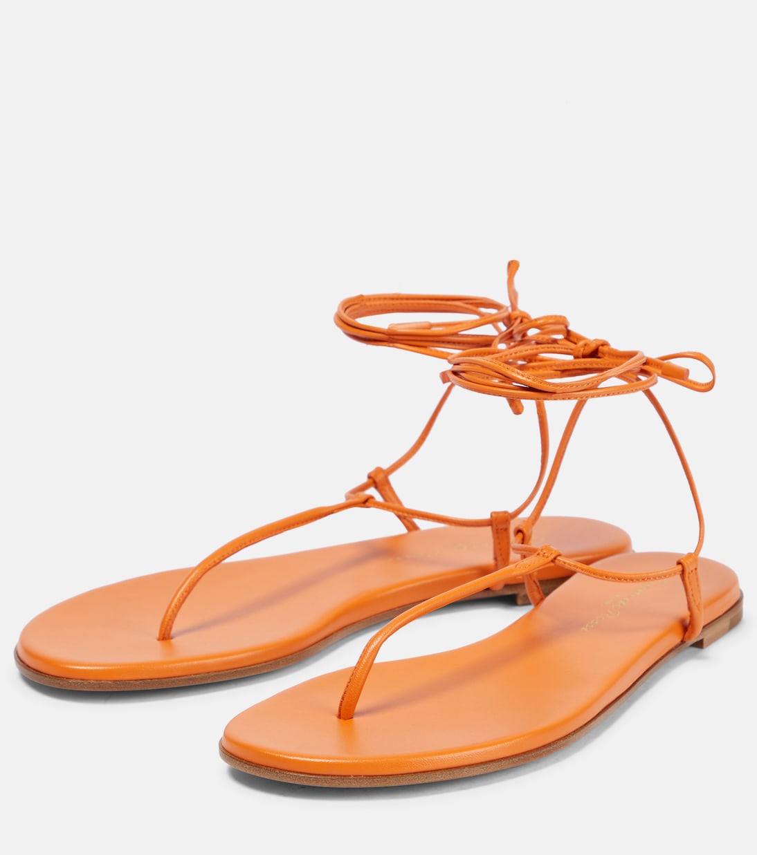 Gwyneth leather thong sandals | Gianvito Rossi