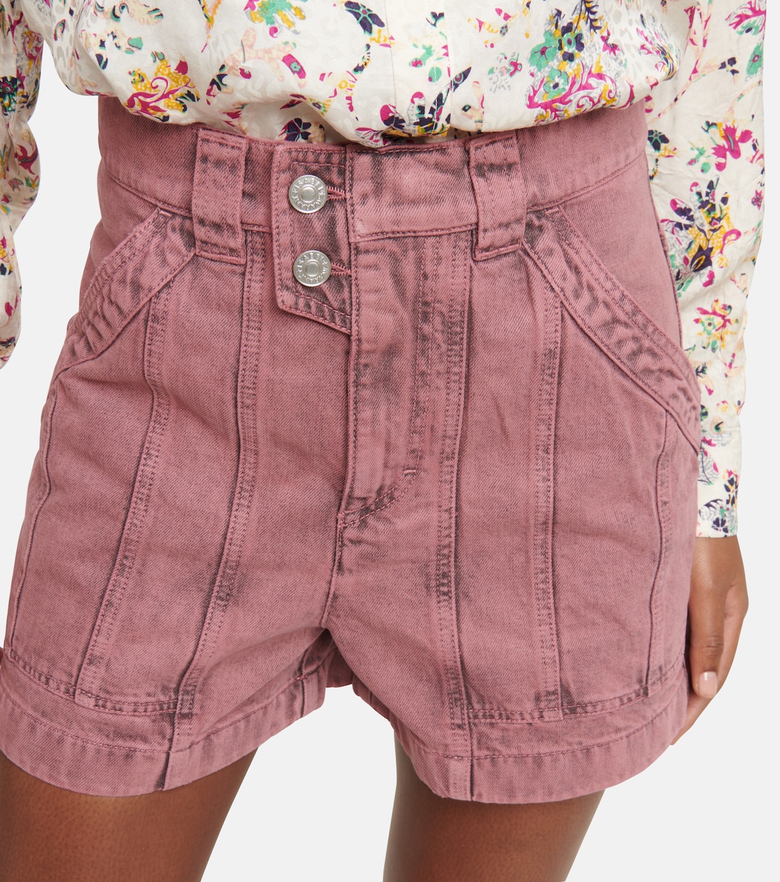 Shorts di jeans Vinca a lavaggio acido | Marant Etoile
