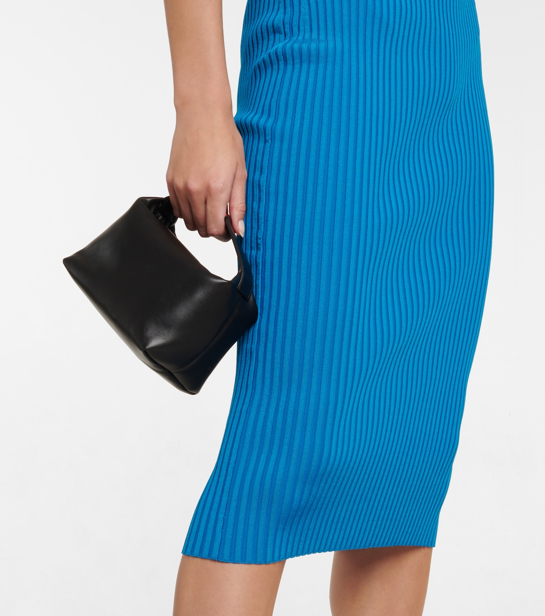 Ribbed-knit midi dress | Self-Portrait