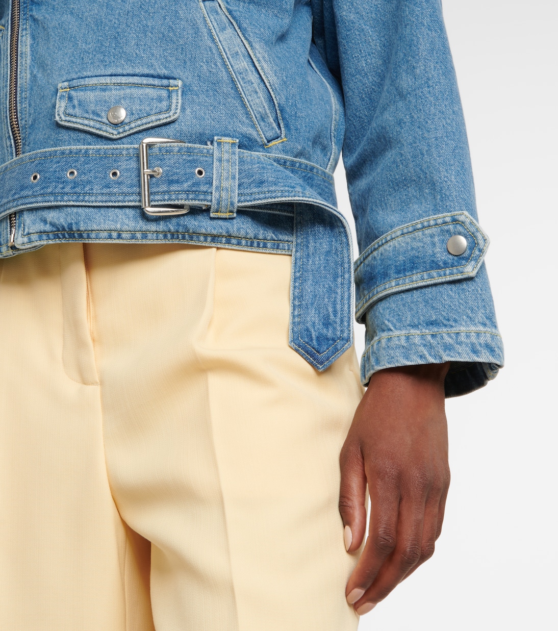 Chaqueta biker en denim | Kenzo