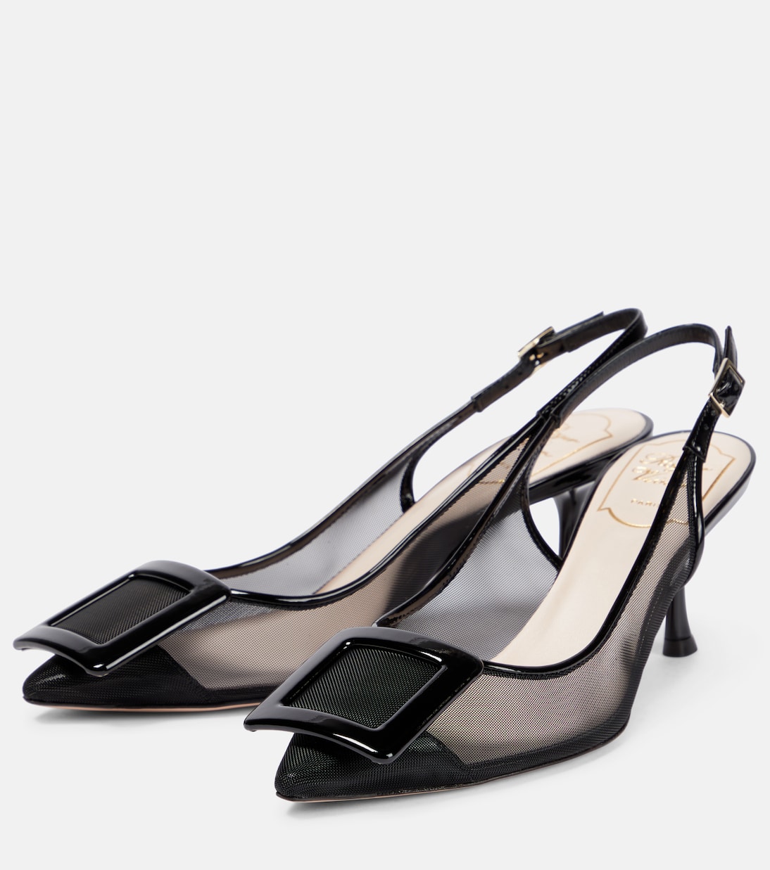 Viv' In The City Net slingback pumps | Roger Vivier