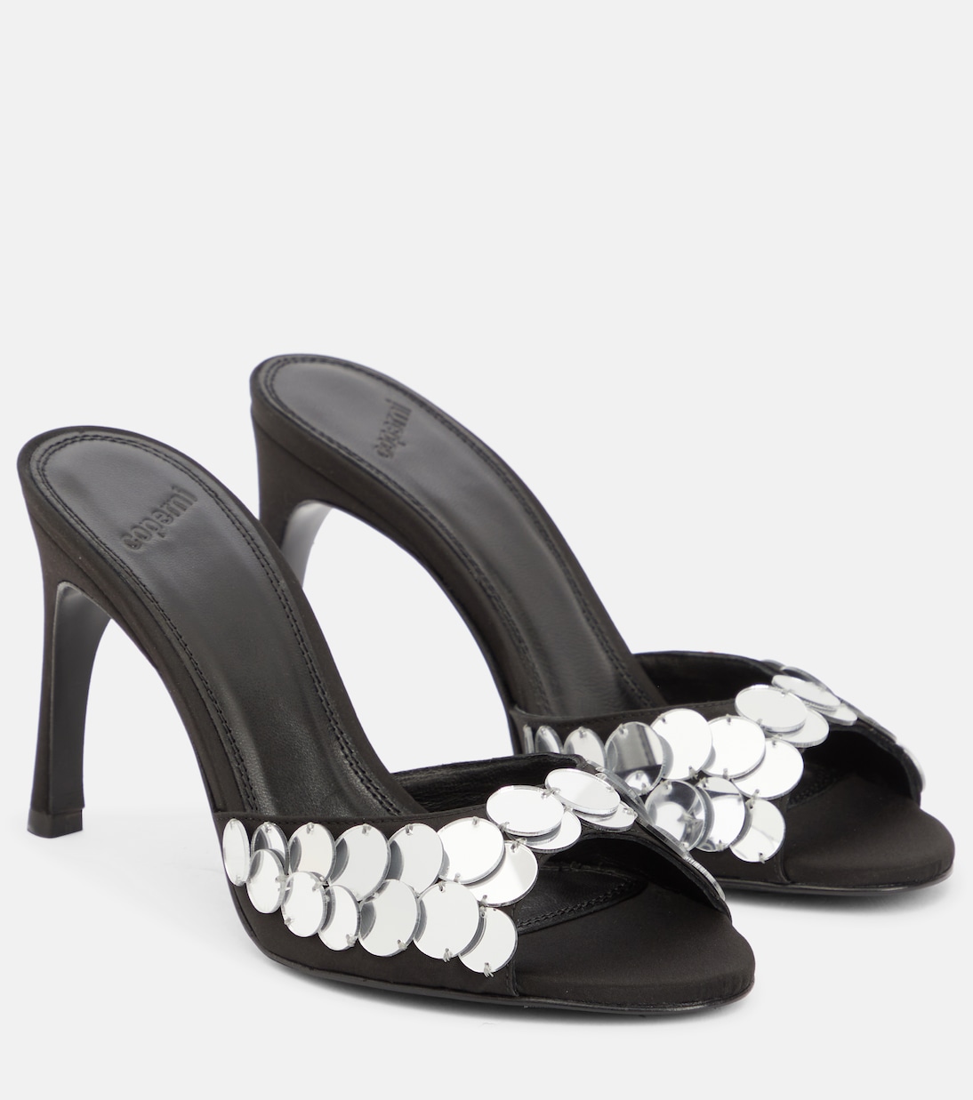 Verzierte Pantoletten aus Leder | Coperni