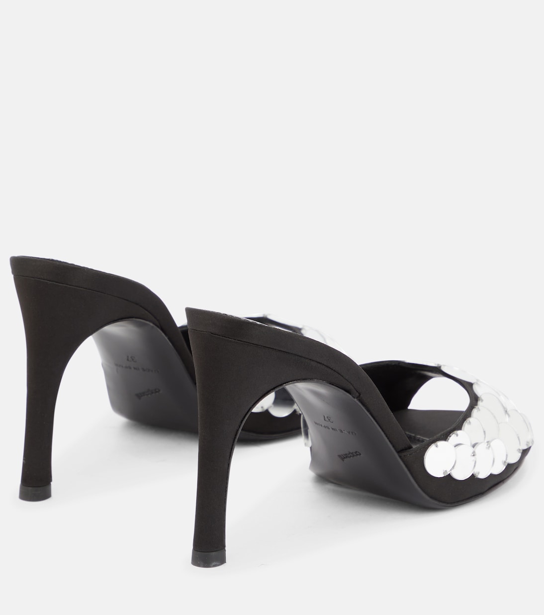 Verzierte Pantoletten aus Leder | Coperni