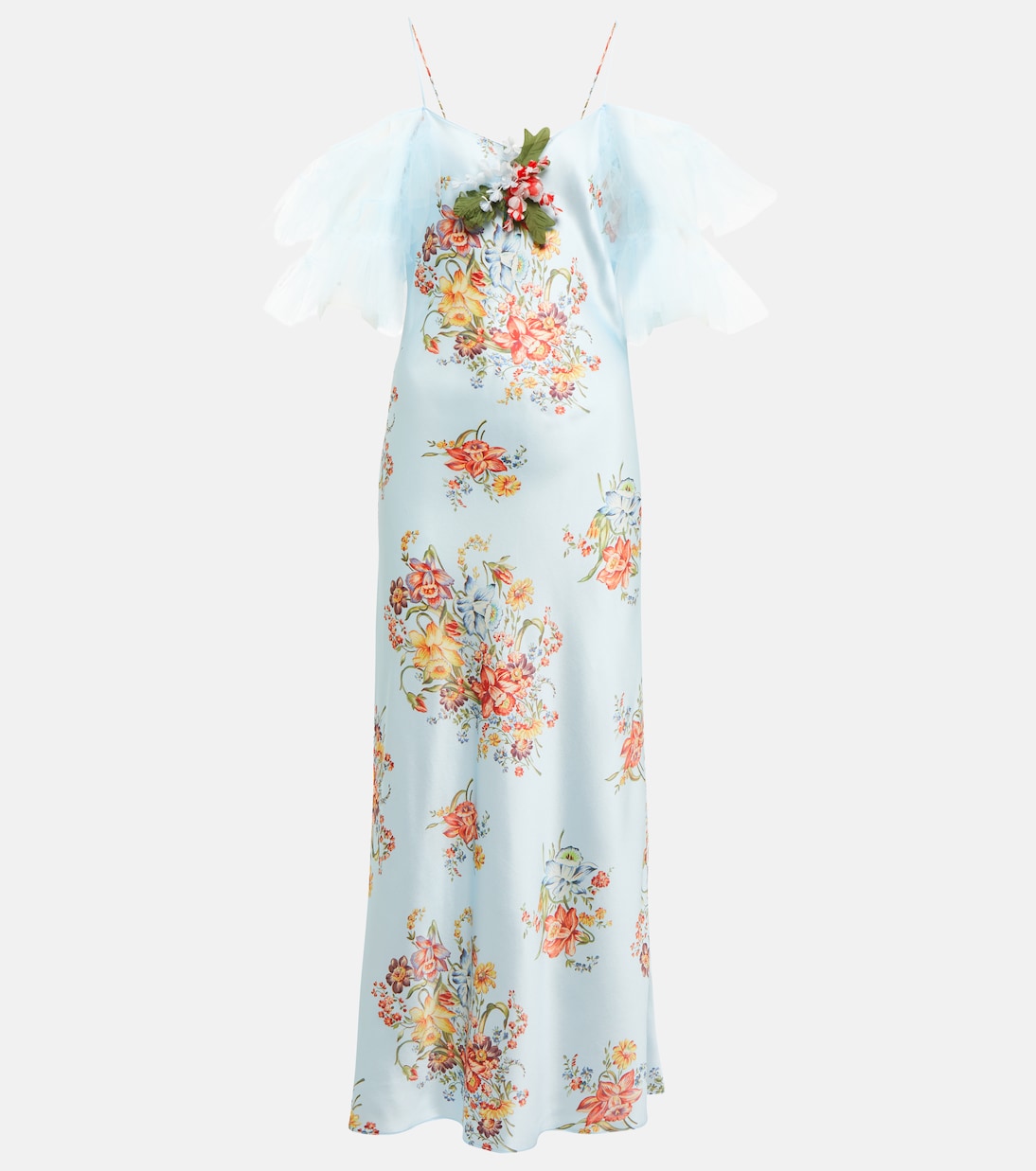 Midikleid aus Seidensatin | Rodarte