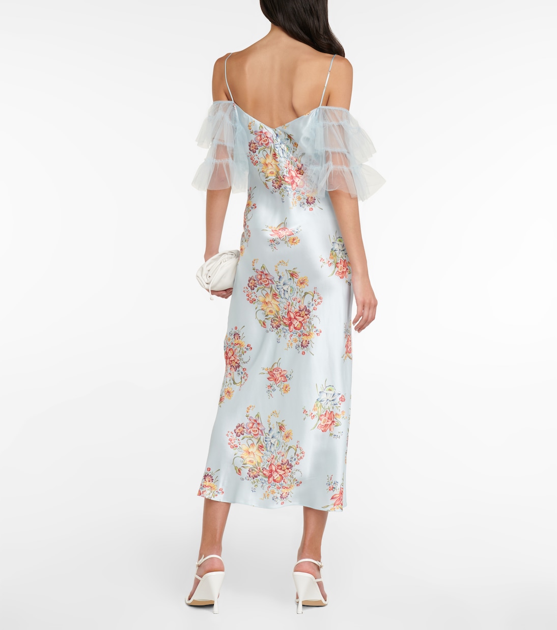 Midikleid aus Seidensatin | Rodarte