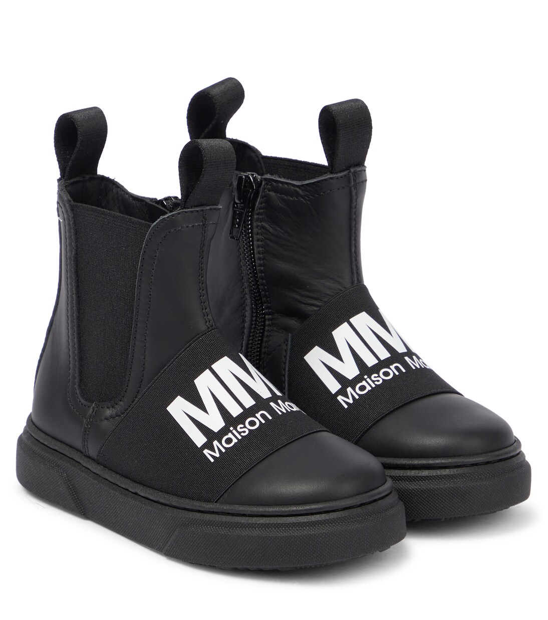 Botines de piel con logo | MM6 Maison Margiela Kids