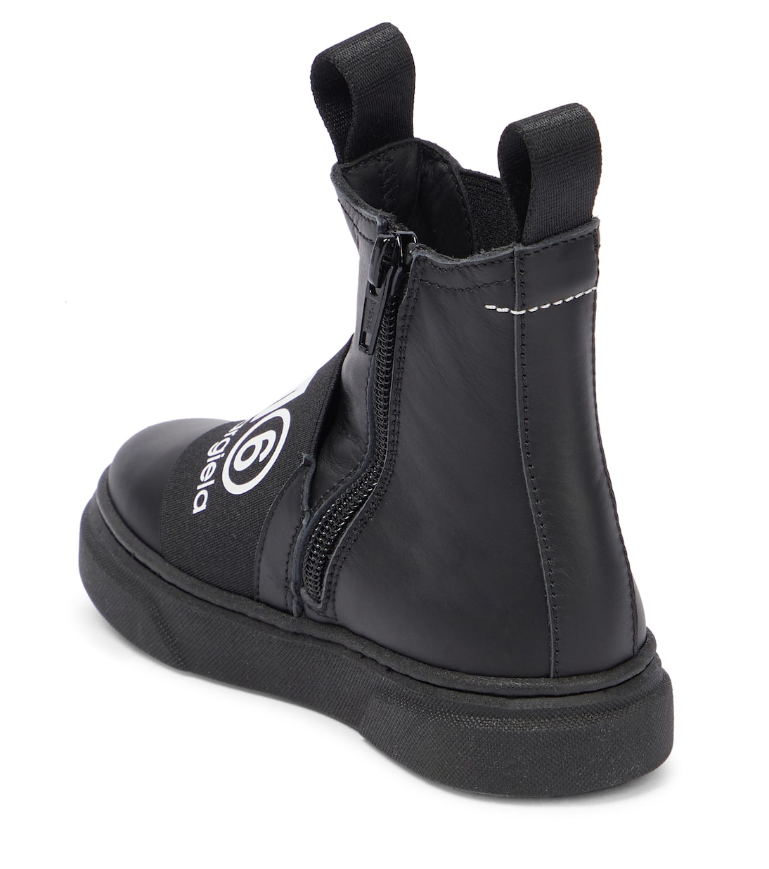 Botines de piel con logo | MM6 Maison Margiela Kids