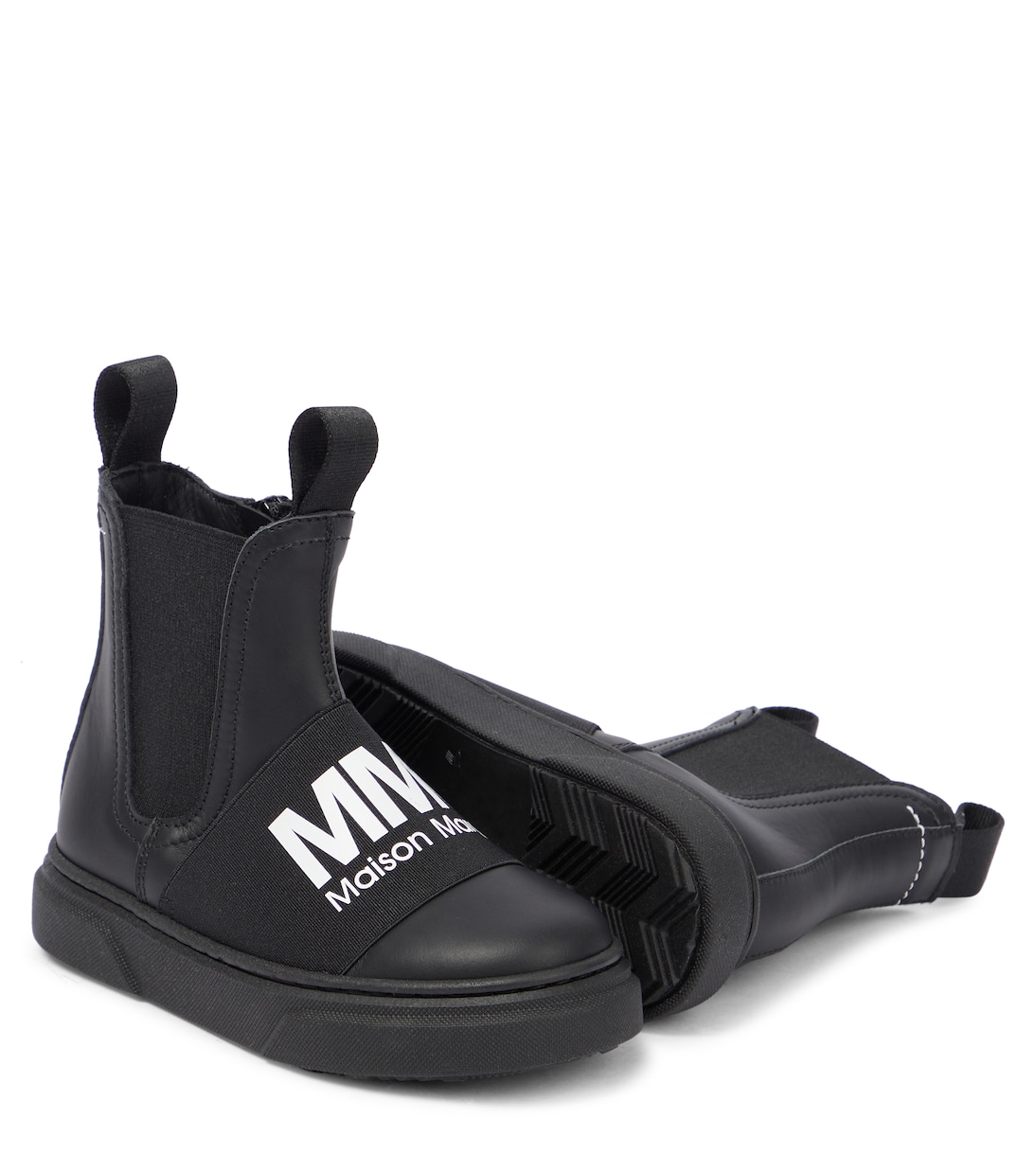 Botines de piel con logo | MM6 Maison Margiela Kids