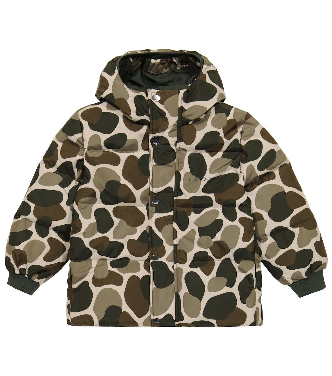 Palle camouflage hooded puffer jacket | Liewood
