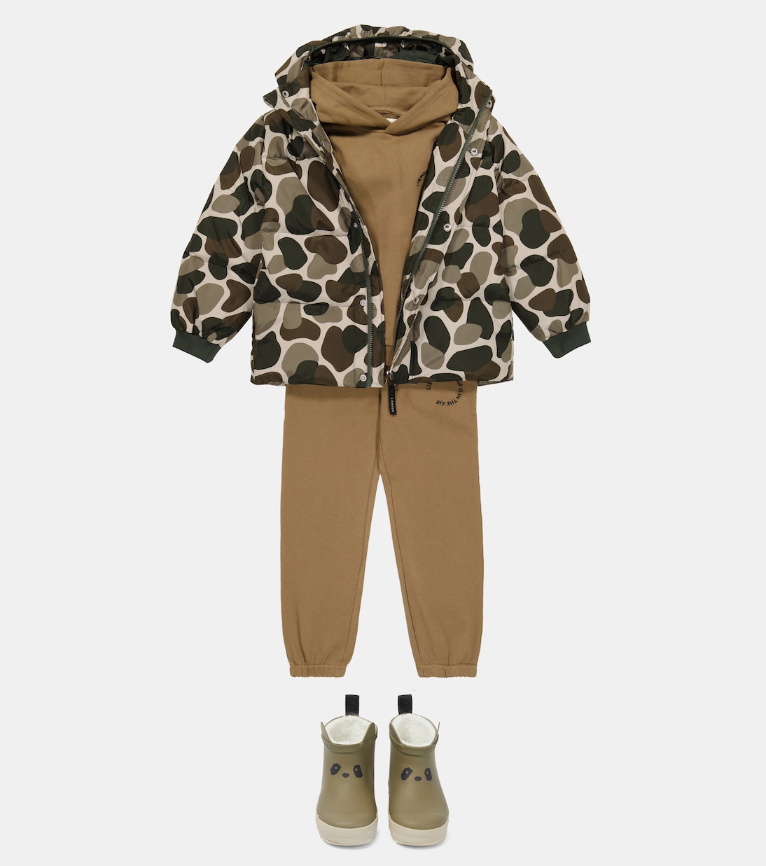 Palle camouflage hooded puffer jacket | Liewood