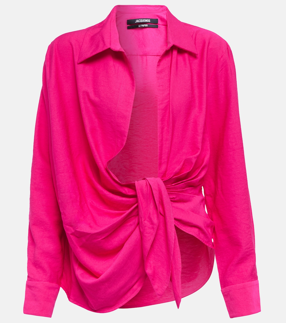 La Chemise Bahia tie-detail shirt | Jacquemus