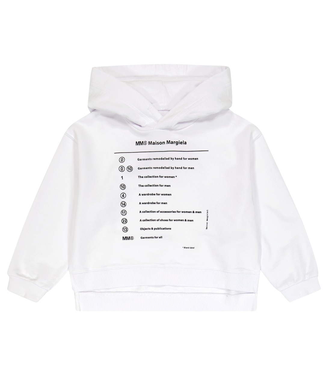 Hoodie aus Baumwolle | MM6 Maison Margiela Kids