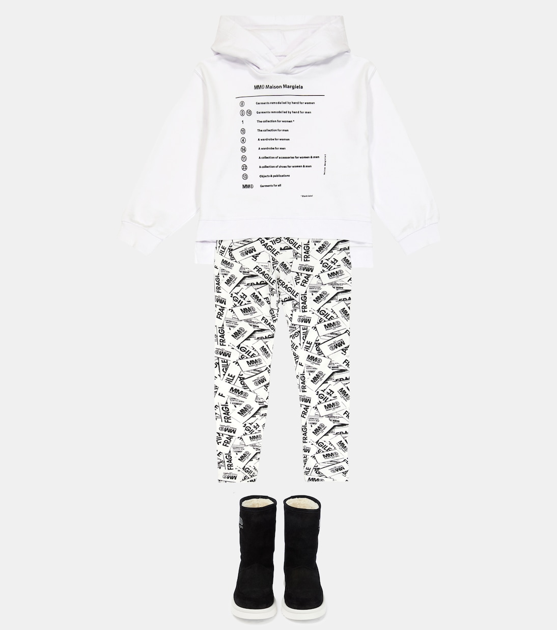 Hoodie aus Baumwolle | MM6 Maison Margiela Kids