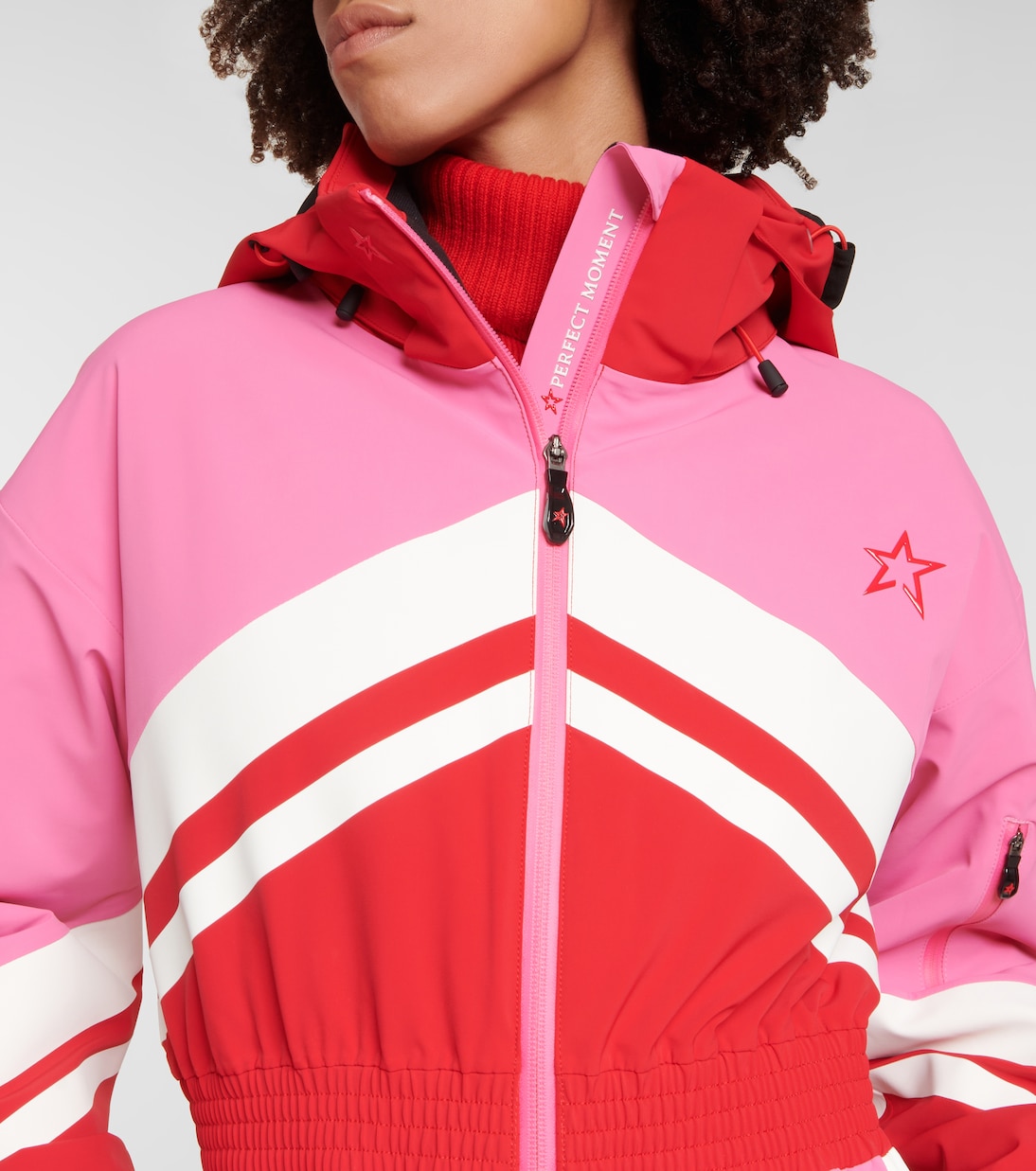 Stoke chevron ski suit | Perfect Moment