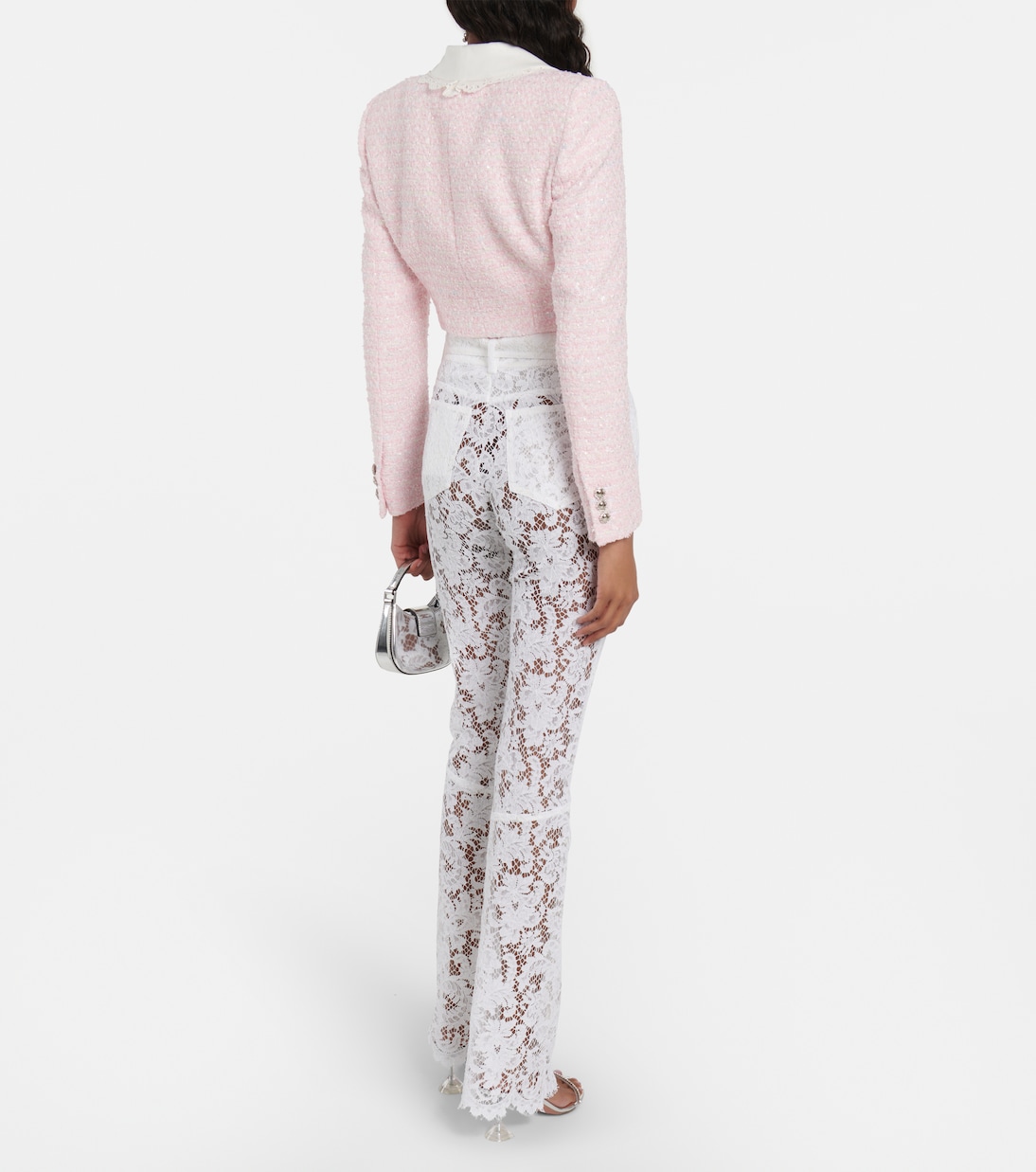 Giacca cropped in tweed | Alessandra Rich