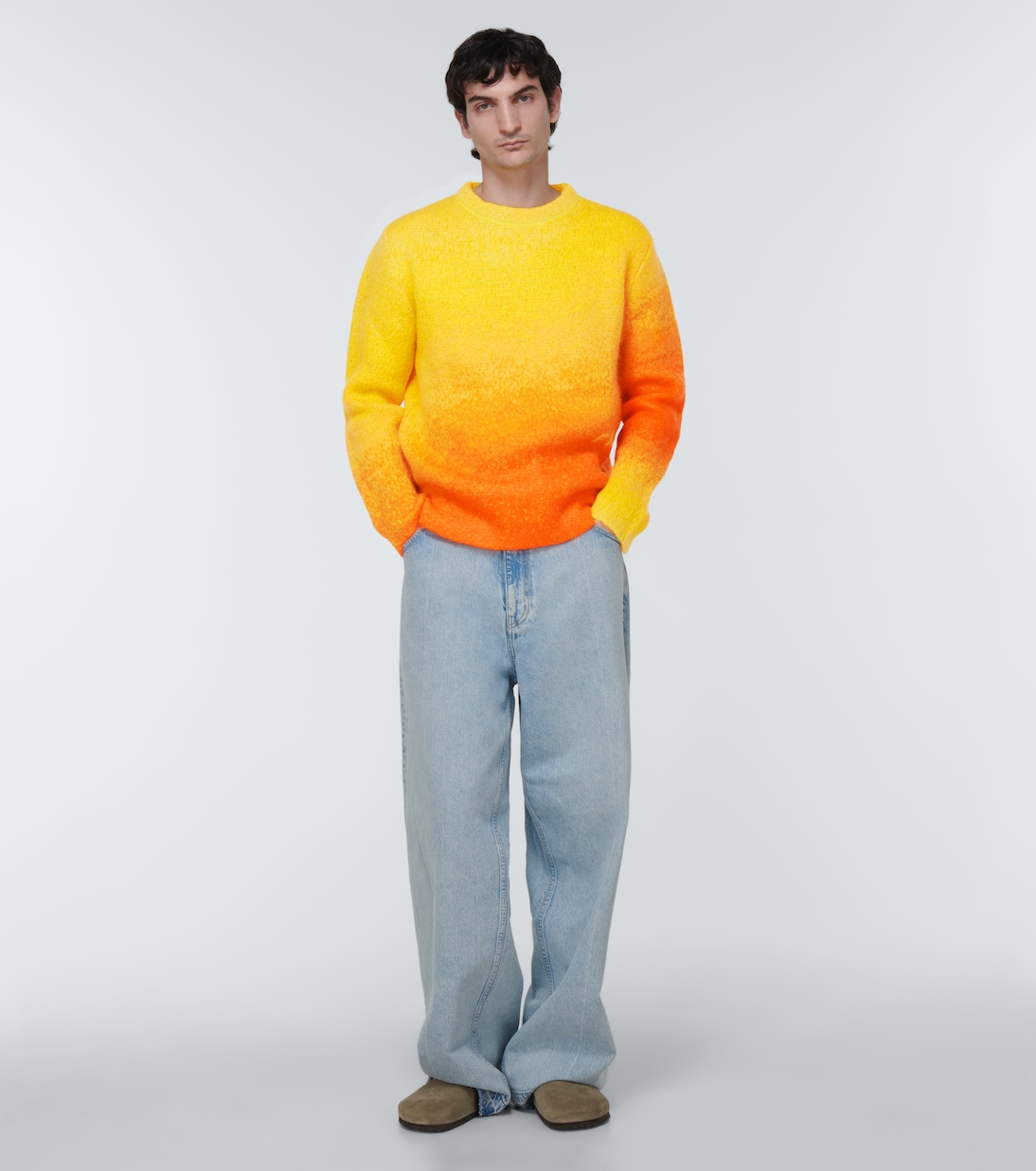 Jersey en mezcla de mohair degradado | ERL