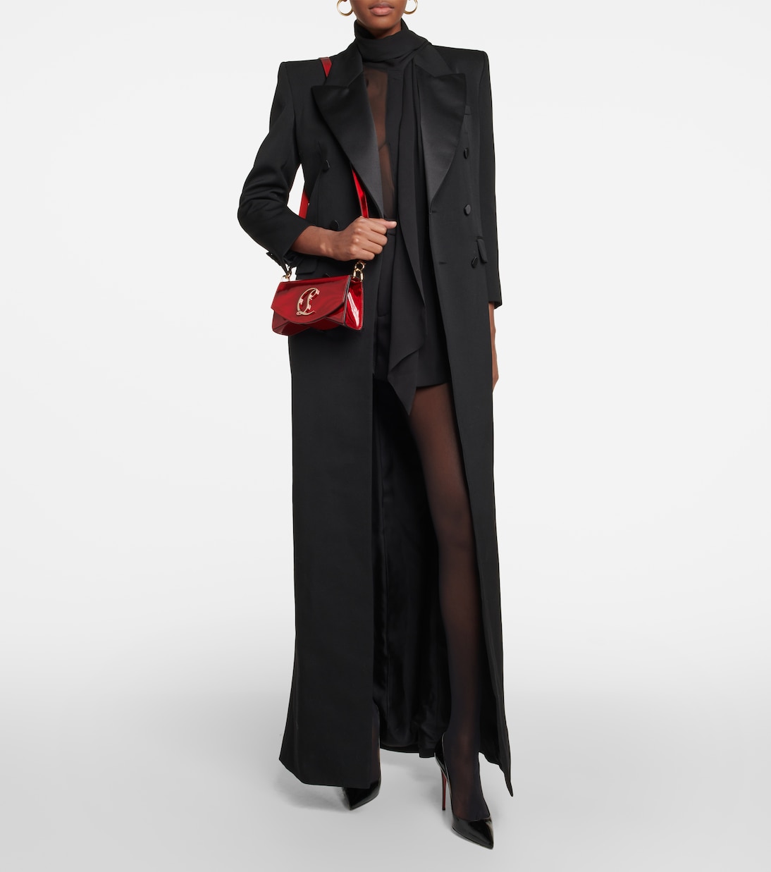 Borsa a spalla in vernice Loubi54 | Christian Louboutin