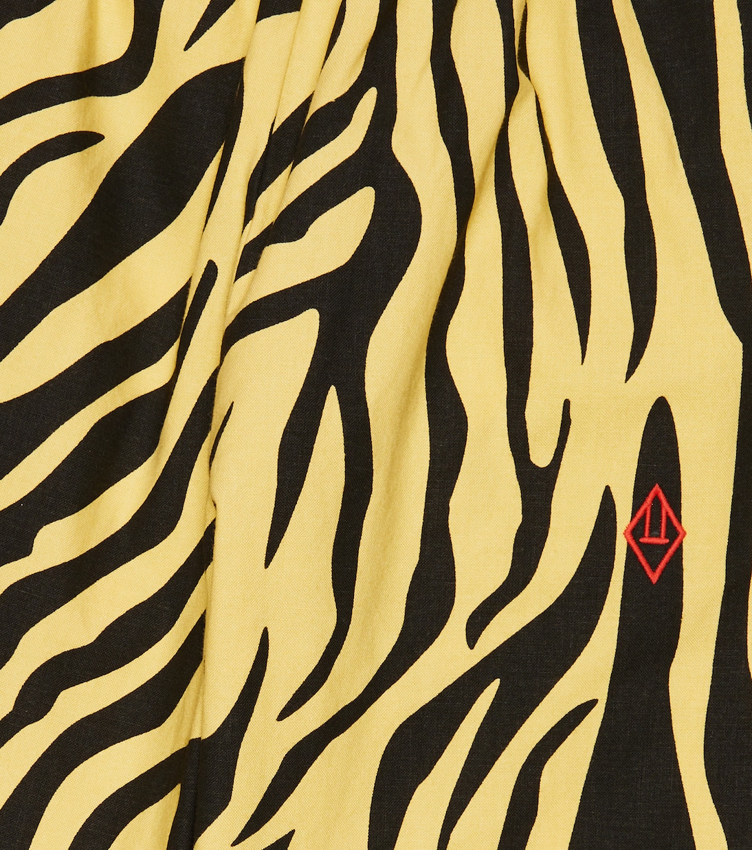 Elephant zebra-print cotton pants | The Animals Observatory