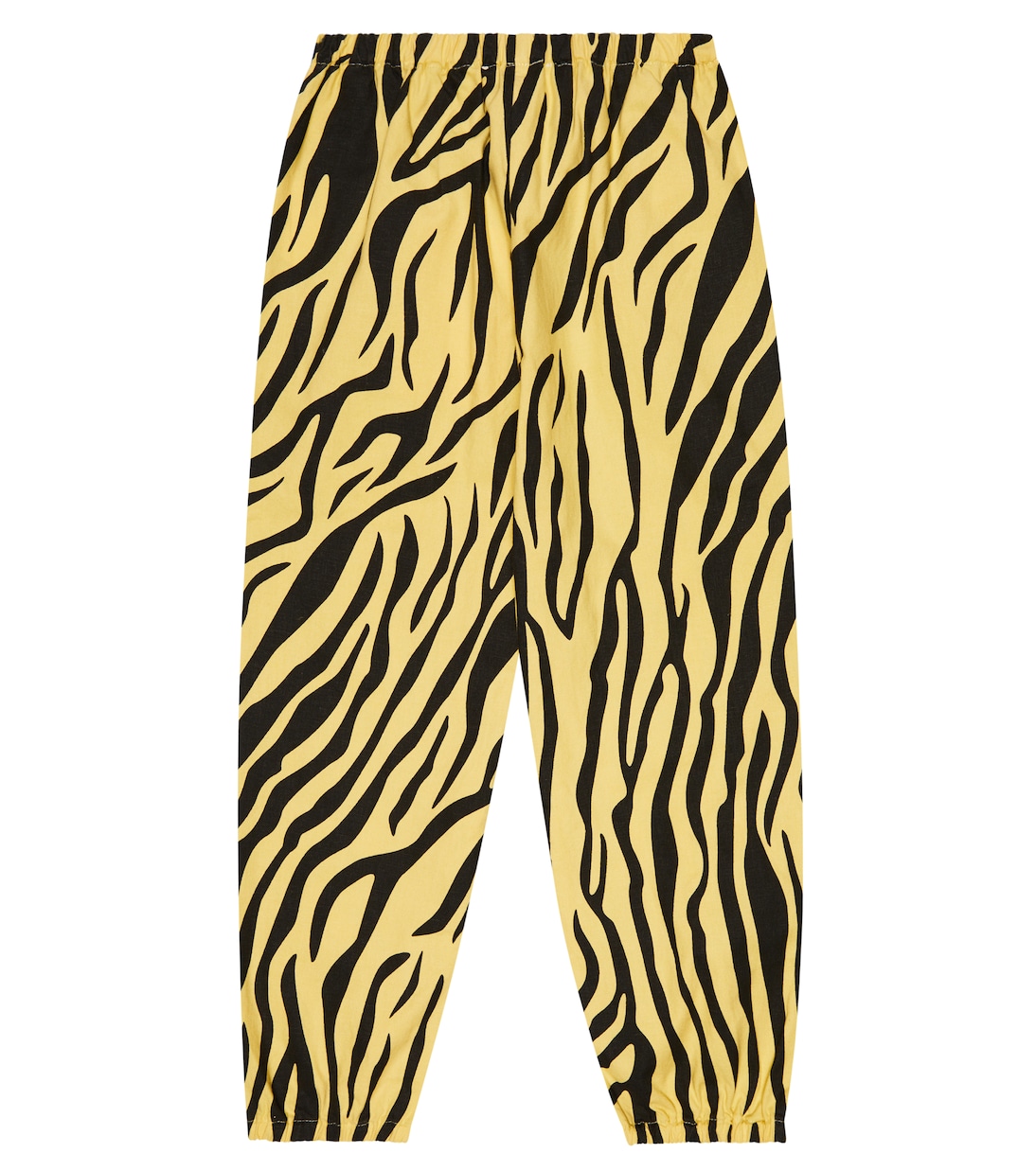 Elephant zebra-print cotton pants | The Animals Observatory