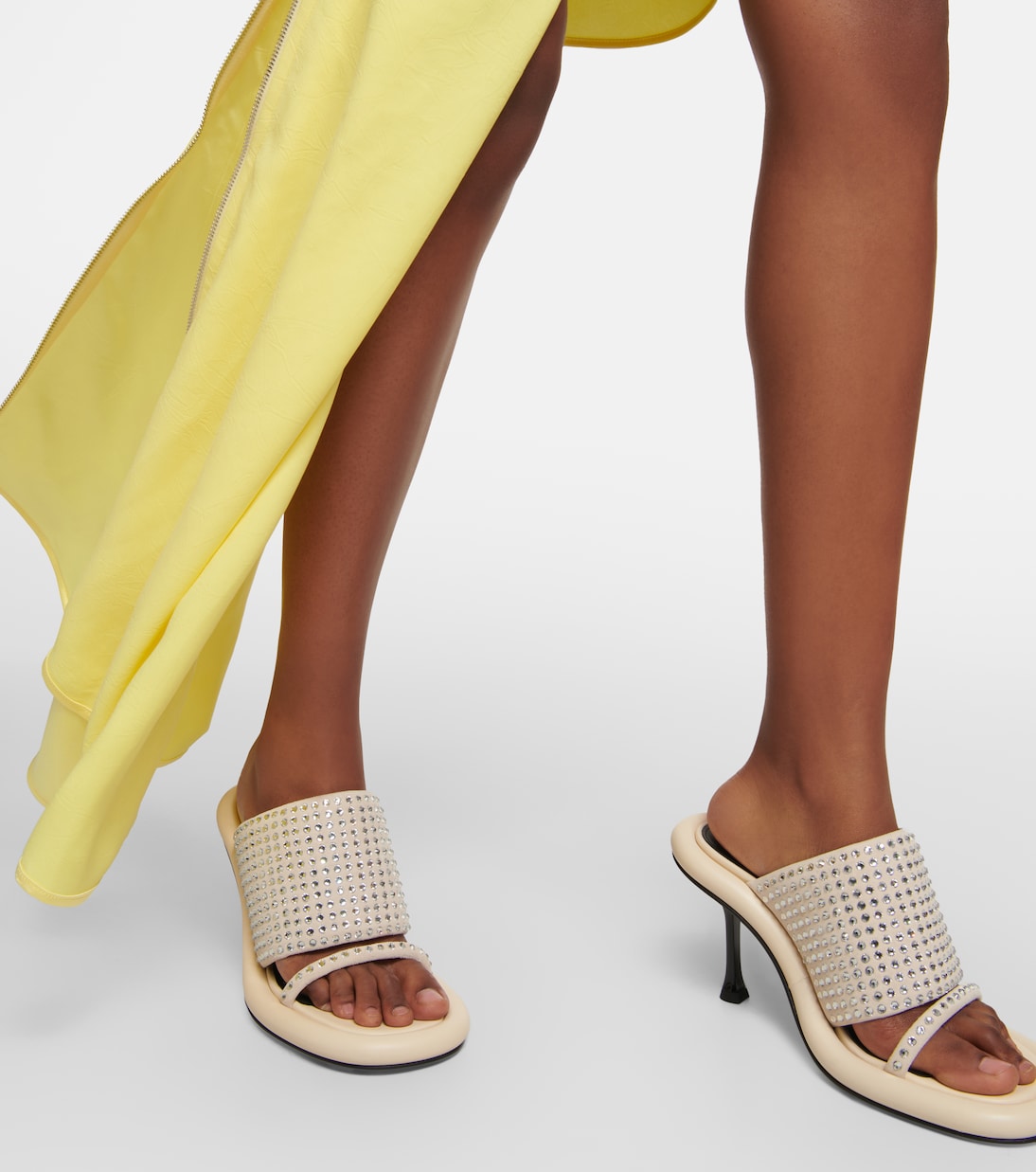 Verzierte Sandalen Bumper Tube aus Leder | JW Anderson